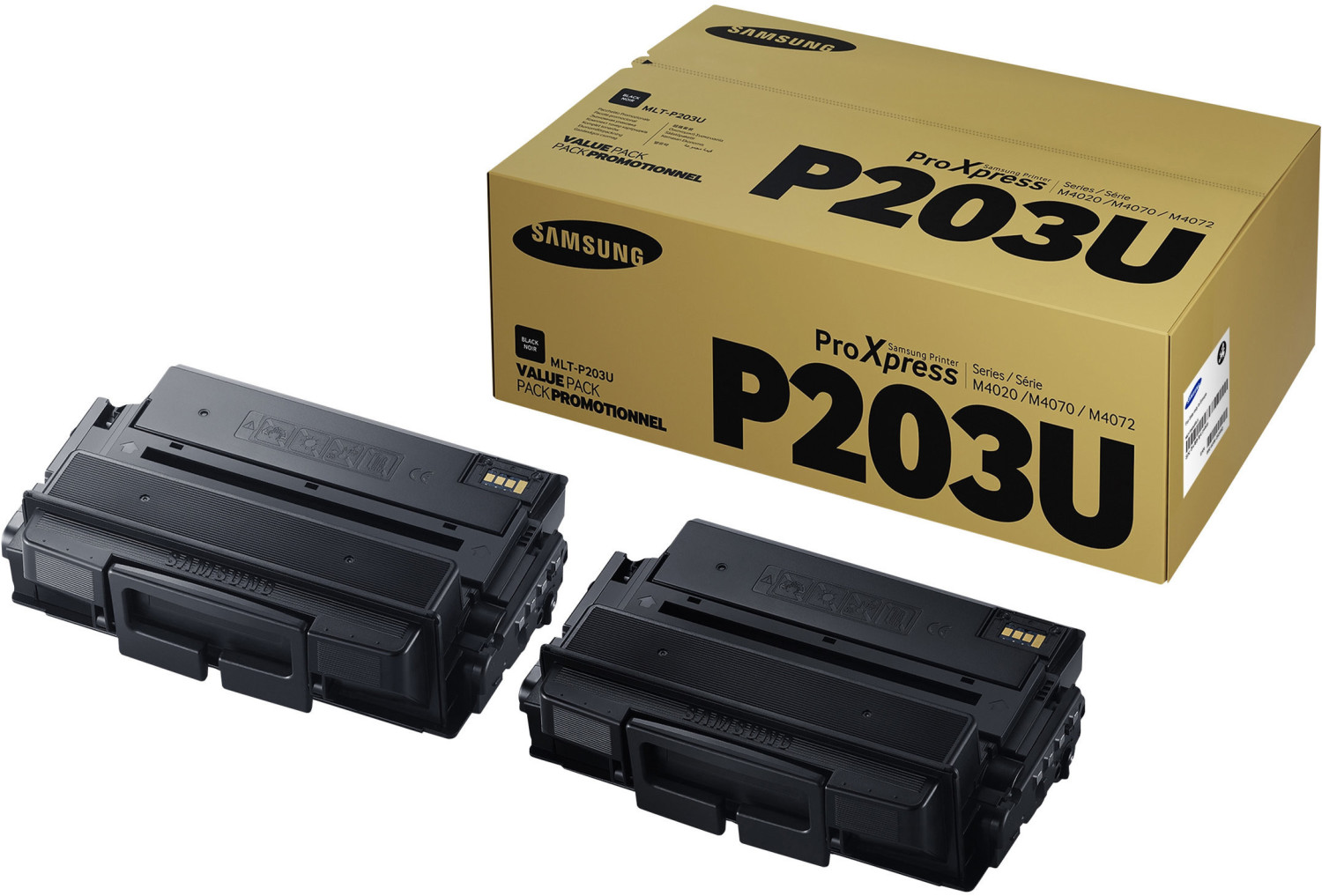 foto del prodotto samsung confezione da 2 cartucce toner nero originali a capacit ultra mlt p203u