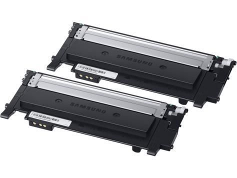 foto del prodotto samsung confezione da 2 cartucce toner originali hp clt p404b nero 