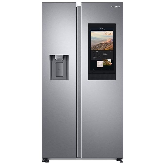 foto del prodotto samsung family hub rs6ha8891sl frigorifero side by side 614 litri classe e no frost premium multi flow plus 178 cm ez clean steel silver