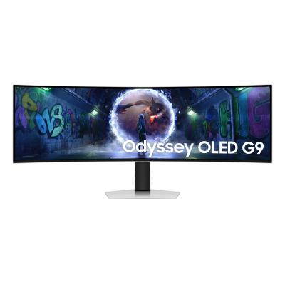 foto del prodotto samsung g93sd monitor pc 124,5 cm 49 5120 x 1440 pixel dual qhd oled argento
