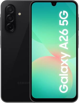 foto del prodotto samsung galaxy a26 5g 17 cm 6.7 doppia sim android 15 usb tipo c 6 gb 128 gb 5000 mah nero