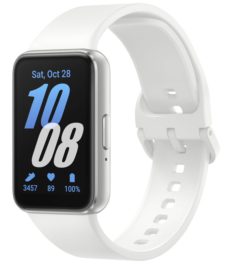 foto del prodotto samsung galaxy fit3 4,06 cm 1.6 amoled 40 mm digitale 256 x 402 pixel touch screen argento