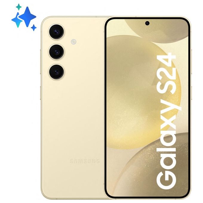 foto del prodotto samsung galaxy s24 ai 8gb 128gb 6.2 amoled 120hz dual sim amber yellow italia