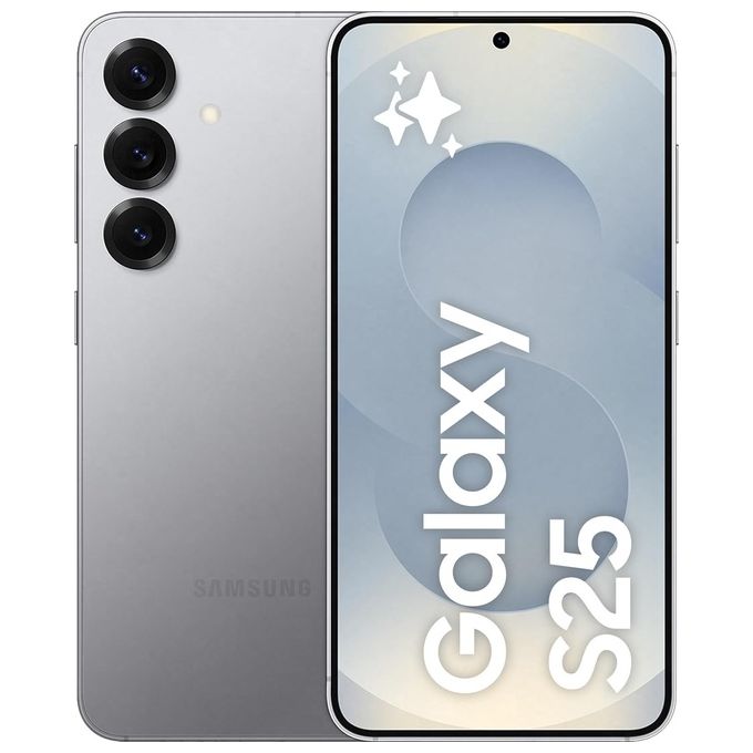 foto del prodotto samsung galaxy s25 12-256gb 6.2'' amoled 120hz dual sim silver shadow italia