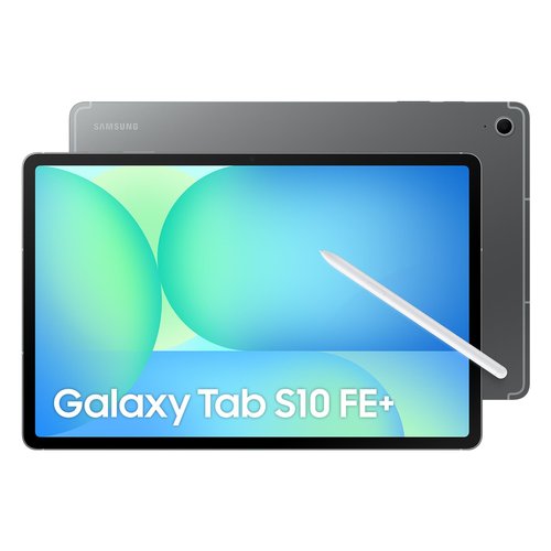 foto del prodotto samsung galaxy tab s10 fe , android tablet, display 13.1 lcd, wifi, ram 12gb, 256gb, 10.090 mah, s pen, android 15, ip68, gray