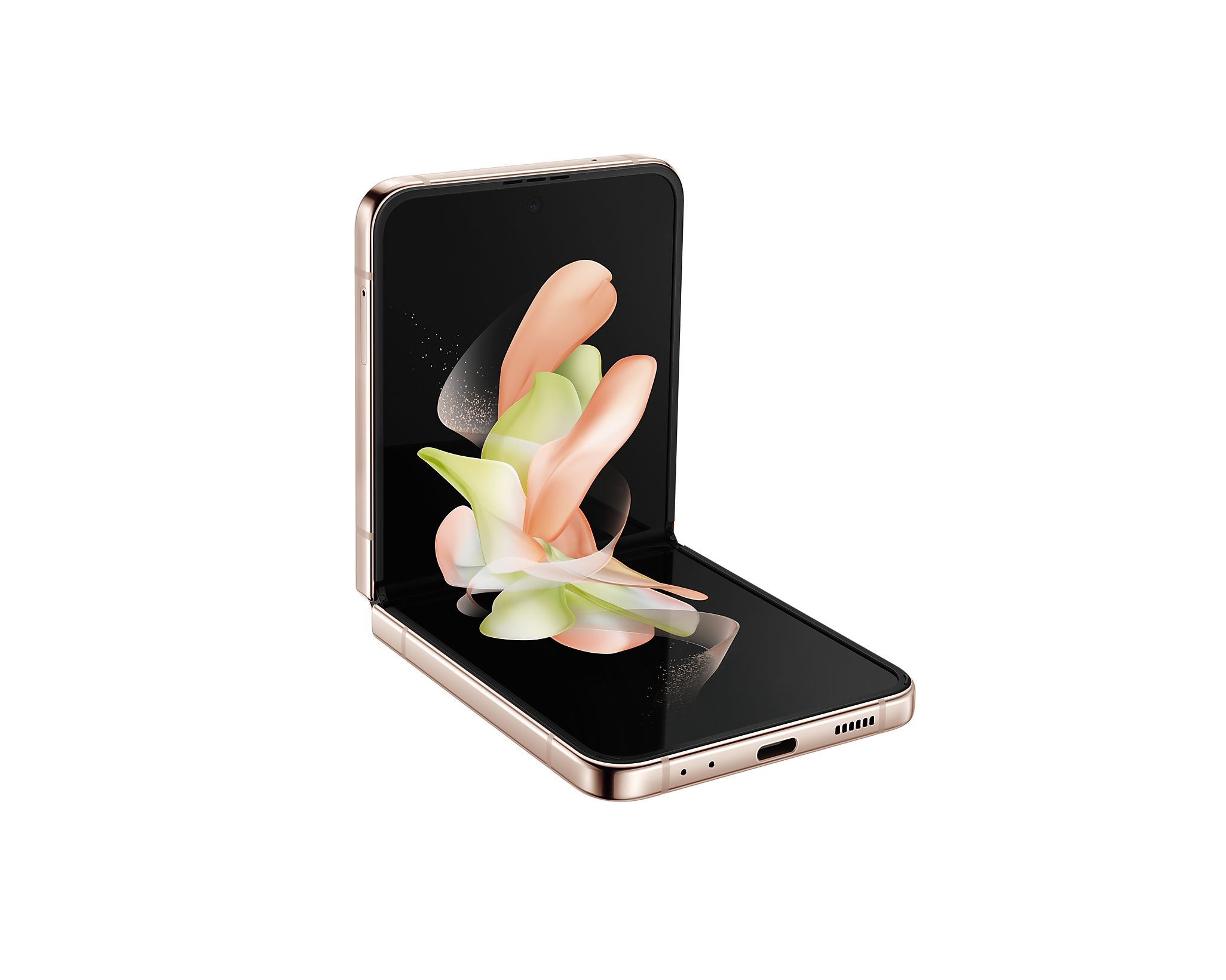 foto del prodotto samsung galaxy z flip4 256gb pink gold ram 8gb display 1,9 super amoled 6,7 dynamic amoled 2x