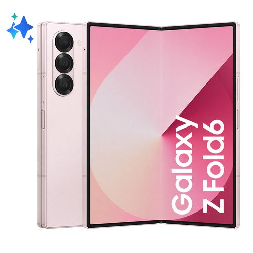 foto del prodotto samsung galaxy z fold6 smartphone ai, 256gb, ram 12gb, display 6,3 7,6 dynamic amoled 2x, pink