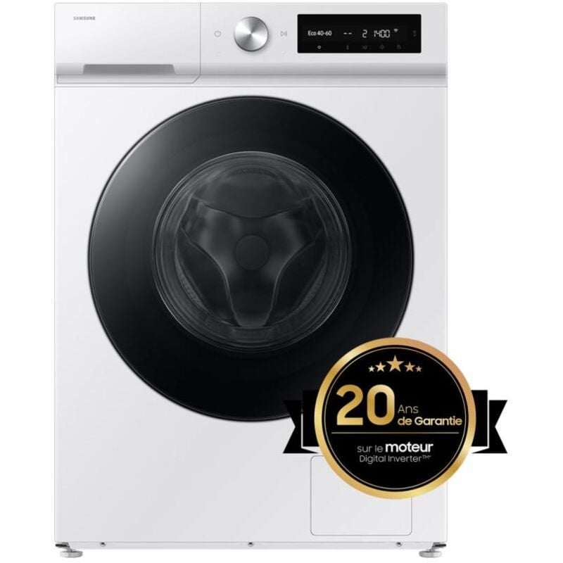 foto del prodotto samsung lavatrice bespoke ai 9kg ww90db7u34gwu3. tipo di carica caricamento frontale. capacit cestello 9 kg, classe di efficienza della