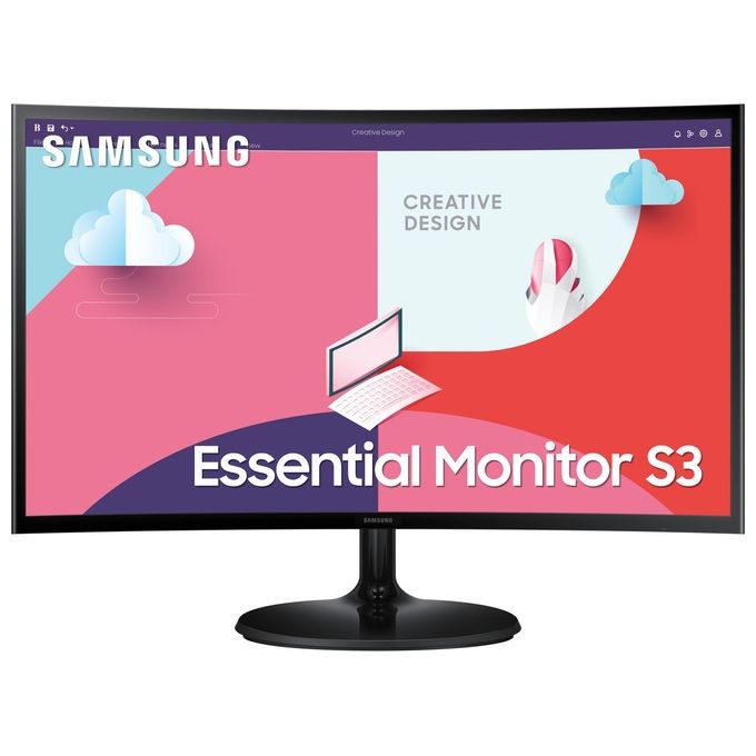 foto del prodotto samsung ls24c360eauxen led display 24 1920x1080 pixel full hd nero