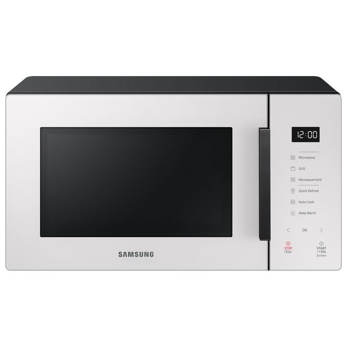 foto del prodotto samsung mg23t5018ge forno a microonde con grill capacita'23 litri potenza 800w sistema tds quick defrost cottura a vapore home dessert vaporiera porcellana