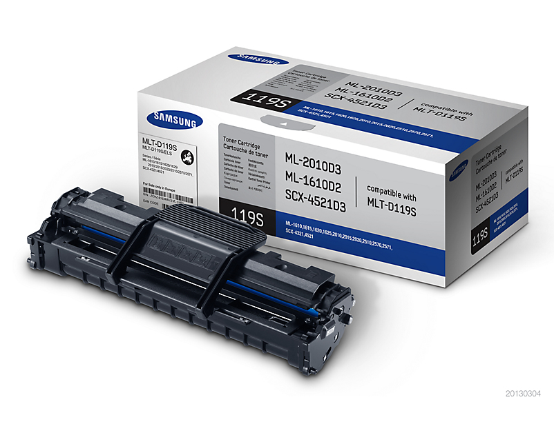 foto del prodotto samsung mlt d119s cartuccia toner 1 pz originale nero
