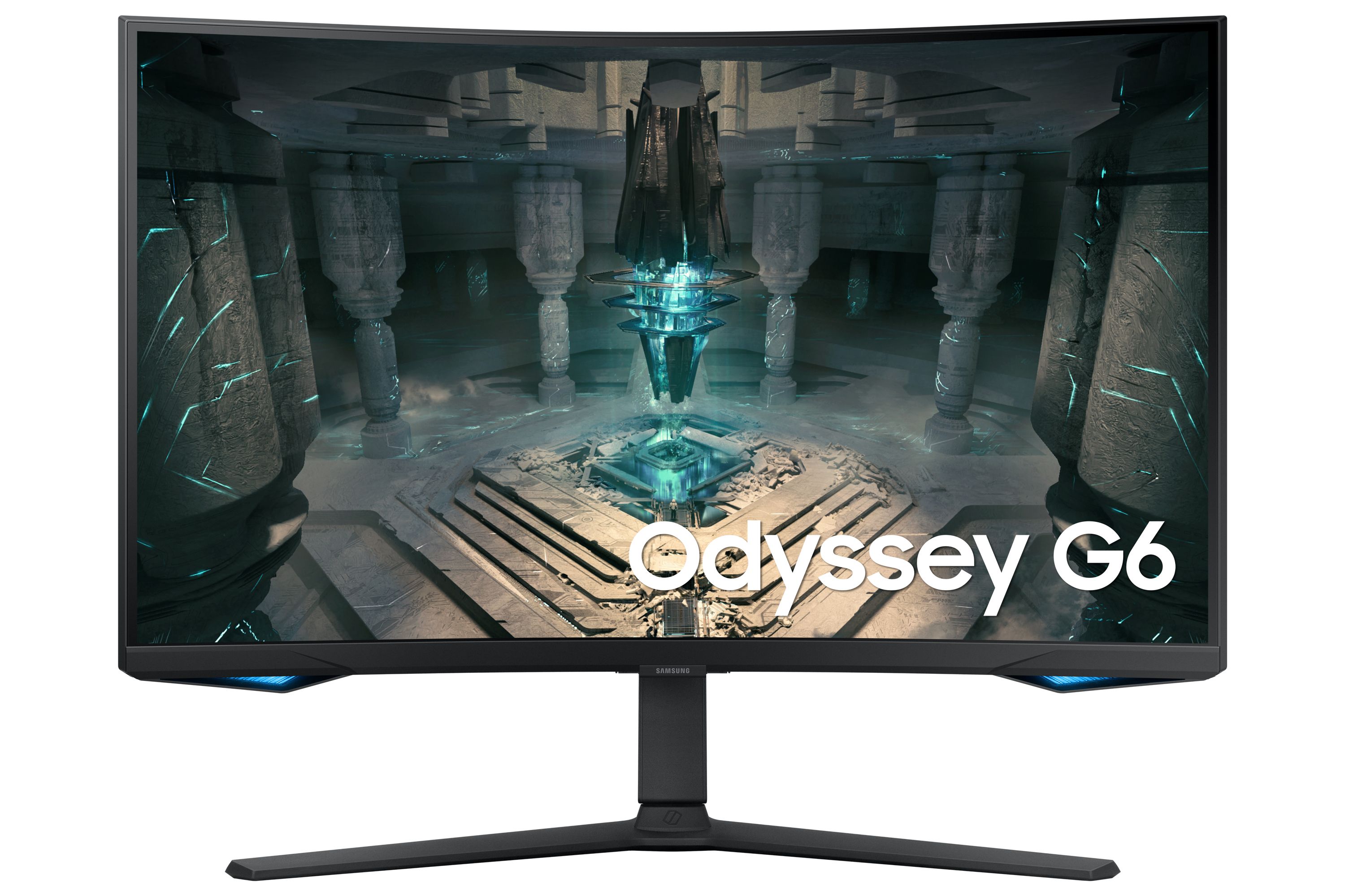 foto del prodotto samsung monitor gaming odyssey g6 da 32'' qhd curvo - ls32bg650euxen