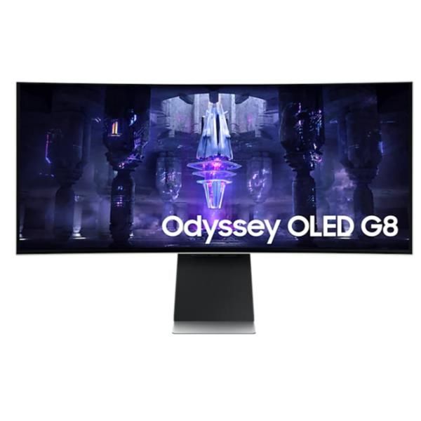 foto del prodotto samsung monitor gaming odyssey oled g8 da 34 wqhd curvo