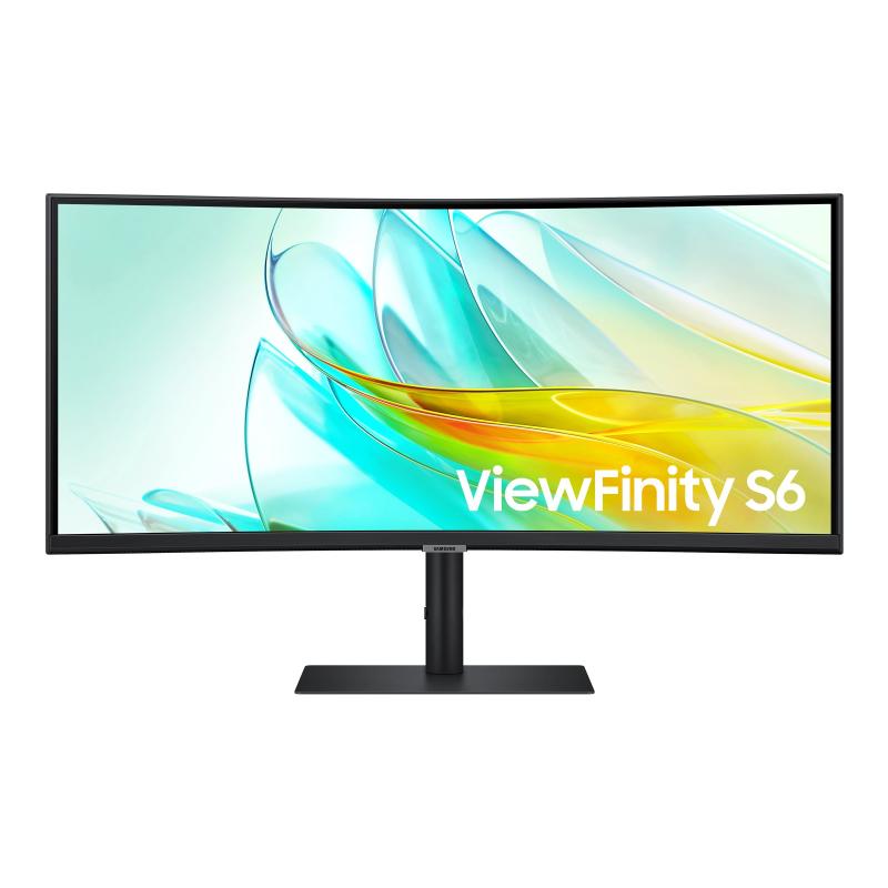foto del prodotto samsung monitor hrm viewfinity s6 s65uc da 34 wqhd curvo