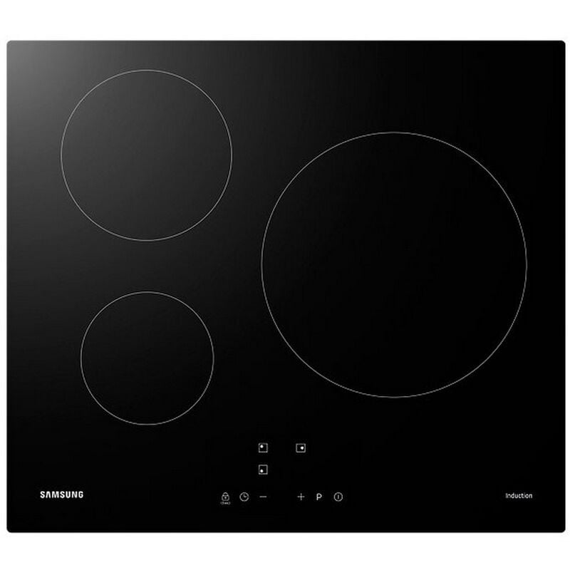 foto del prodotto samsung piano cottura a induzione 59cm 3 fuochi 7200w nero nz63m3nm1bb
