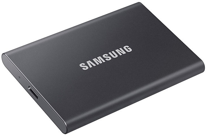 foto del prodotto samsung portable ssd t7 2 tb usb tipo c 3.2 gen 2 3.1 gen 2 grigio