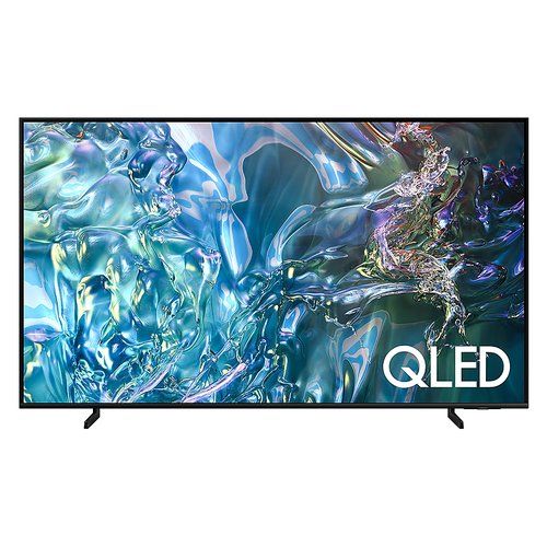 foto del prodotto samsung q60d tv qled 4k 55 qe55q60dauxzt smart tv wi fi titan gray 2024, quantum processor lite 4k, 4k upscaling, airslim design, ots lite
