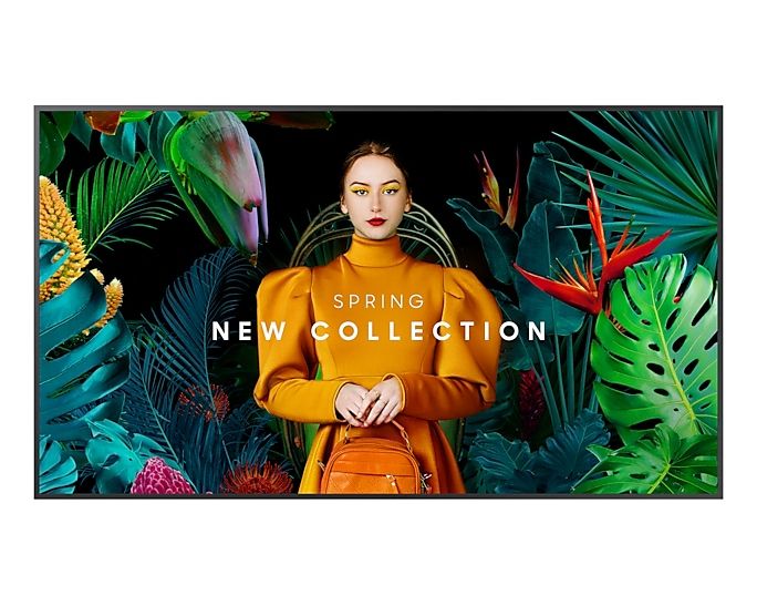 foto del prodotto samsung qm55c pannello piatto per segnaletica digitale 139,7 cm 55 lcd wi-fi 500 cd m 4k ultra hd nero tizen 24 7 - lh55qmcebgcxen