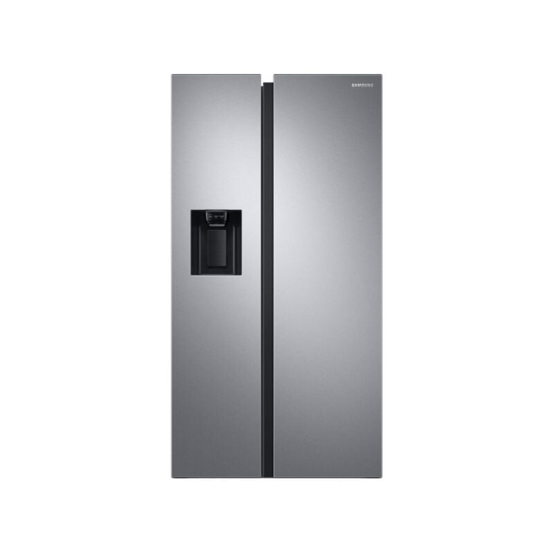 foto del prodotto samsung rs68a854csl frigorifero side by side serie 8000 libera installazione con congelatore 635 l con dispenser acqua e ghiaccio senza allaccio