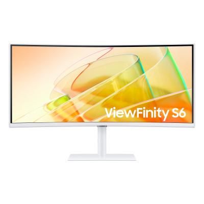 foto del prodotto samsung s65tc monitor pc 86,4 cm 34 3440 x 1440 pixel ultrawide quad hd led bianco