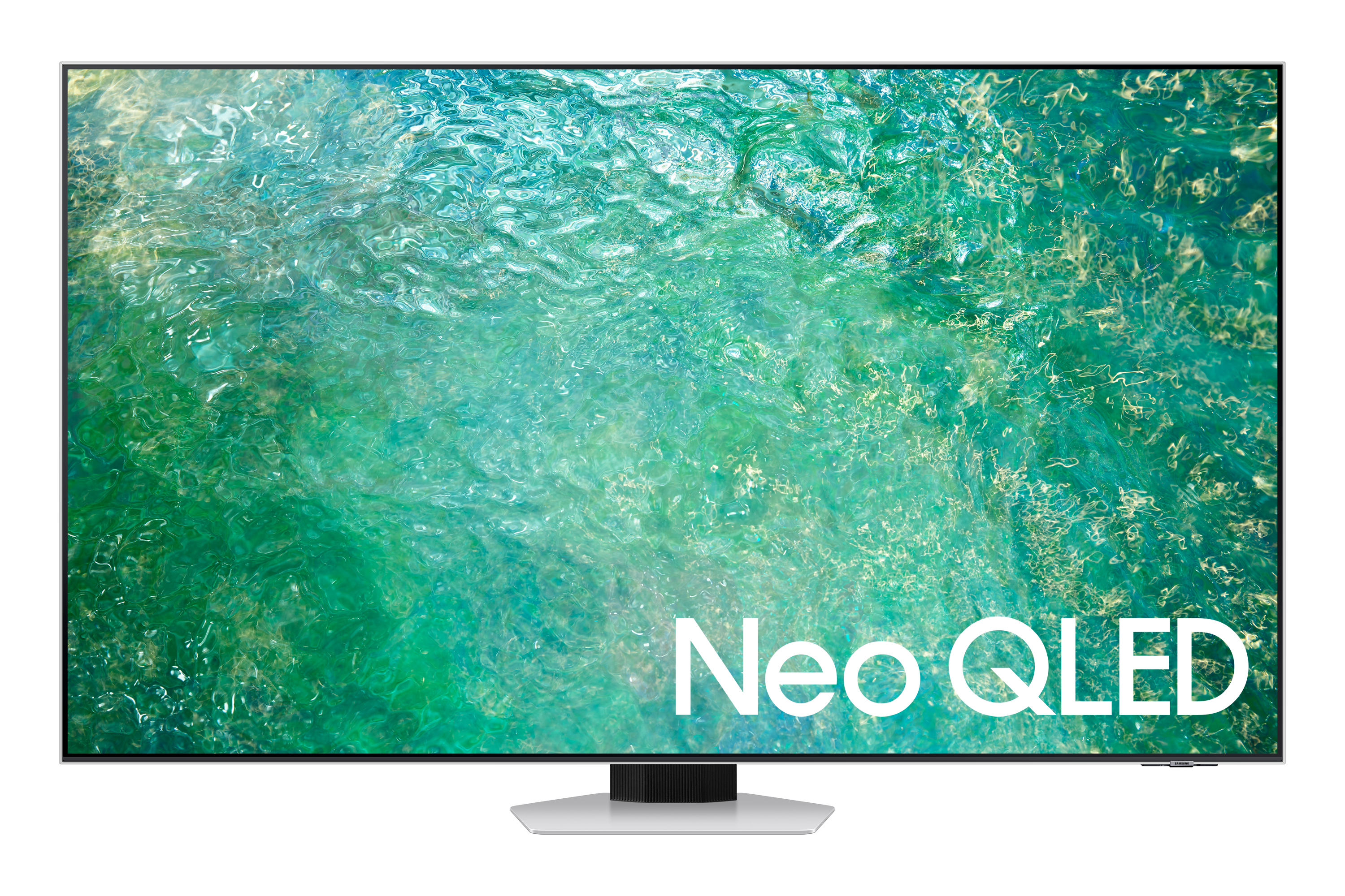 foto del prodotto samsung series 8 tv qe75qn85catxzt neo qled 4k, smart tv 75 processore neural quantum 4k, dolby atmos e ots, bright silver 2023