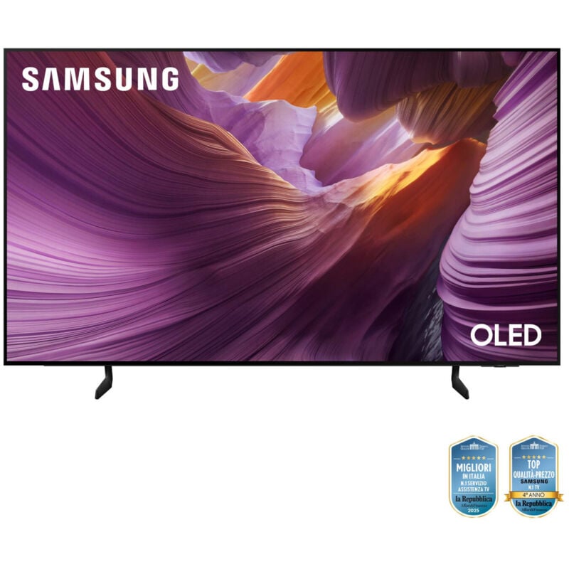 foto del prodotto samsung smart tv 77 pollici qe77s85faexzt oled 4k 2025