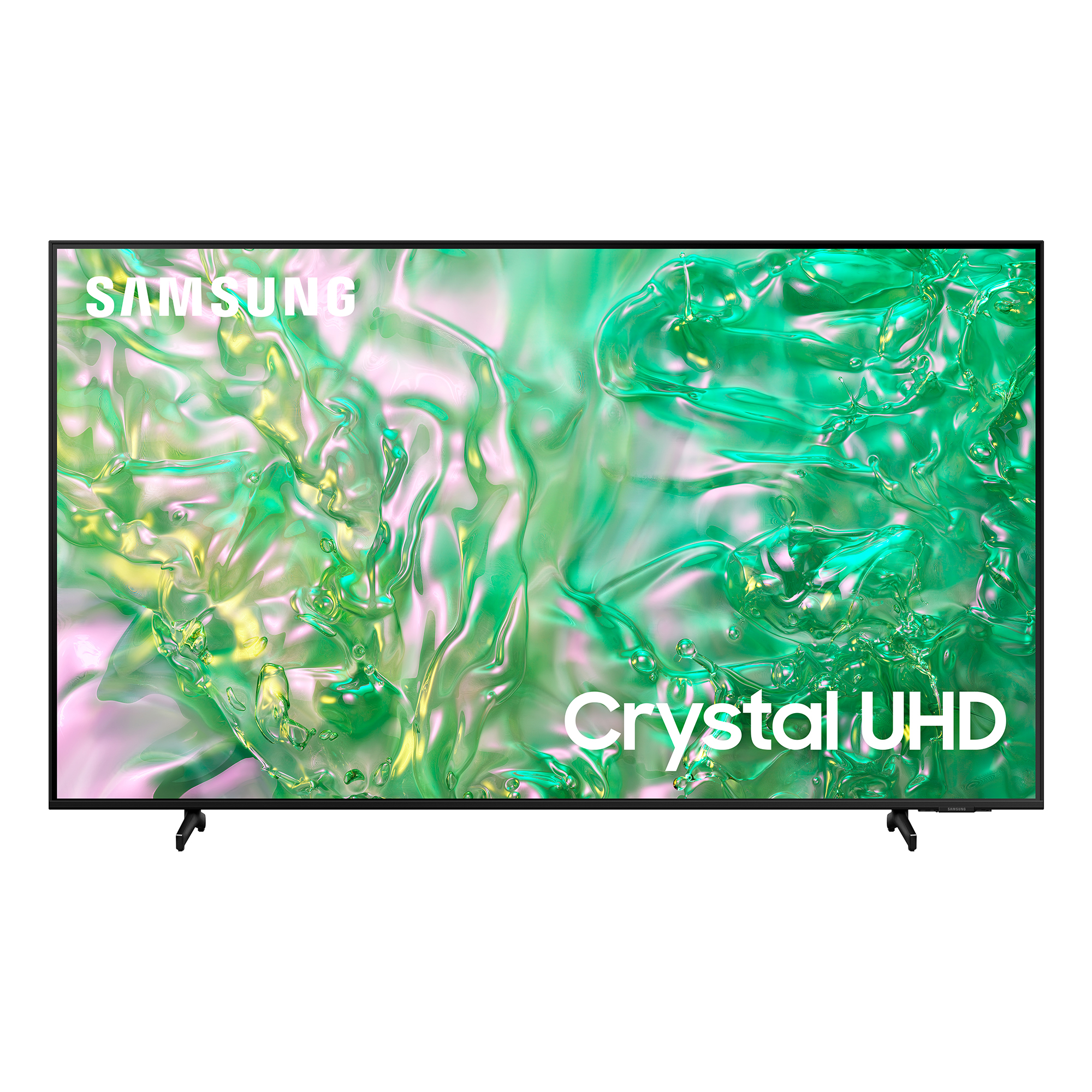 foto del prodotto samsung tv crystal uhd 4k 43 ue43du8070uxzt smart tv wi fi black 2024, processore crystal 4k, 4k upscaling, airslim design, ots lite