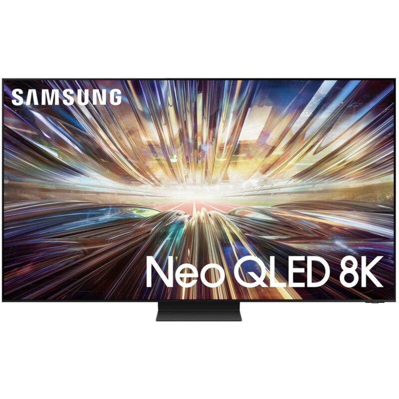 foto del prodotto samsung tv neo qled 8k 75 qe75qn800dtxzt smart tv wi-fi graphite black 2024, nq8 ai gen2 processor 8k, 8k ai upscaling, infinity one design, dolby