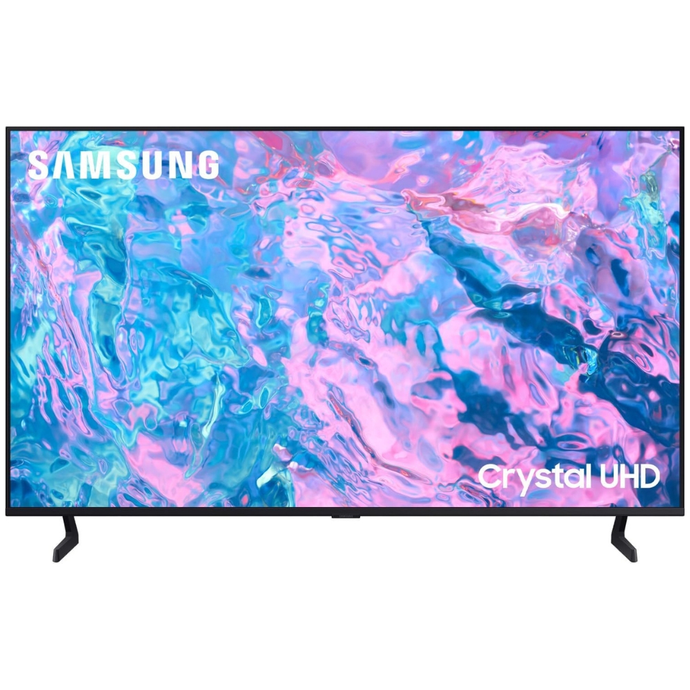 foto del prodotto samsung tv ue65cu7090uxzt crystal uhd 4k, smart tv 65 , crystal processor 4k, slim look, q-symphony e ots lite, dvbt-2, integrato con bixby, compatibile con alexa e google assistant, black 2024