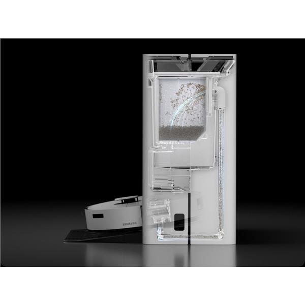 foto del prodotto samsung vr7md97714g tr aspirapolvere robot 0,25 l senza sacchetto grigio