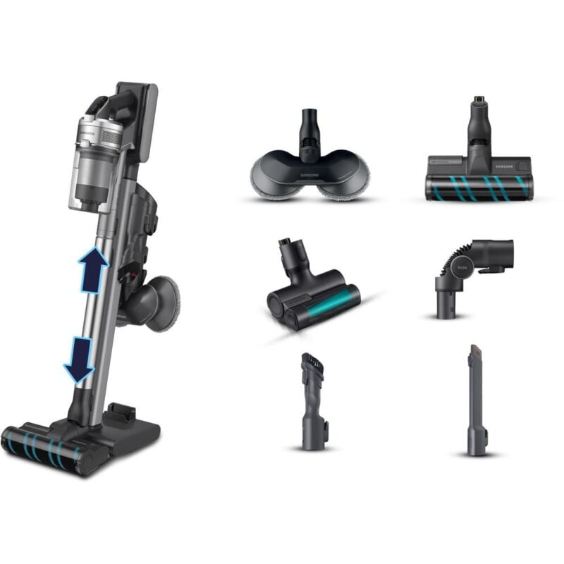 foto del prodotto samsung vs20r9048t3 scopa elettrica senza sacchetto ricaricabile argento