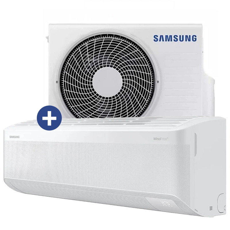 foto del prodotto samsung windfree avant s2 9.000 btu u.i. u.e. condizionatore 2,5kw wi fi ai ar70f09c1awneu ar70f09c1awxeu a a con solarcell