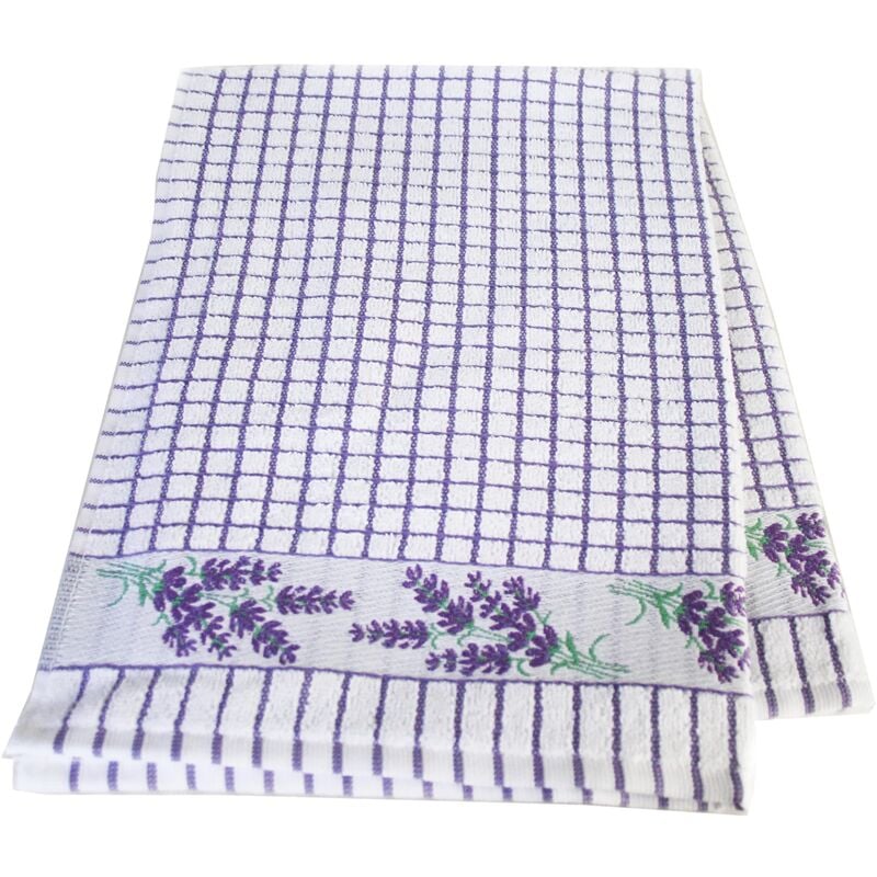 foto del prodotto samuel lamont sons poli dri jacquard strofinaccio lavanda, dimensioni 50 cm x 70 cm, 100 spugna di cotone, ultra assorbente e super morbido,