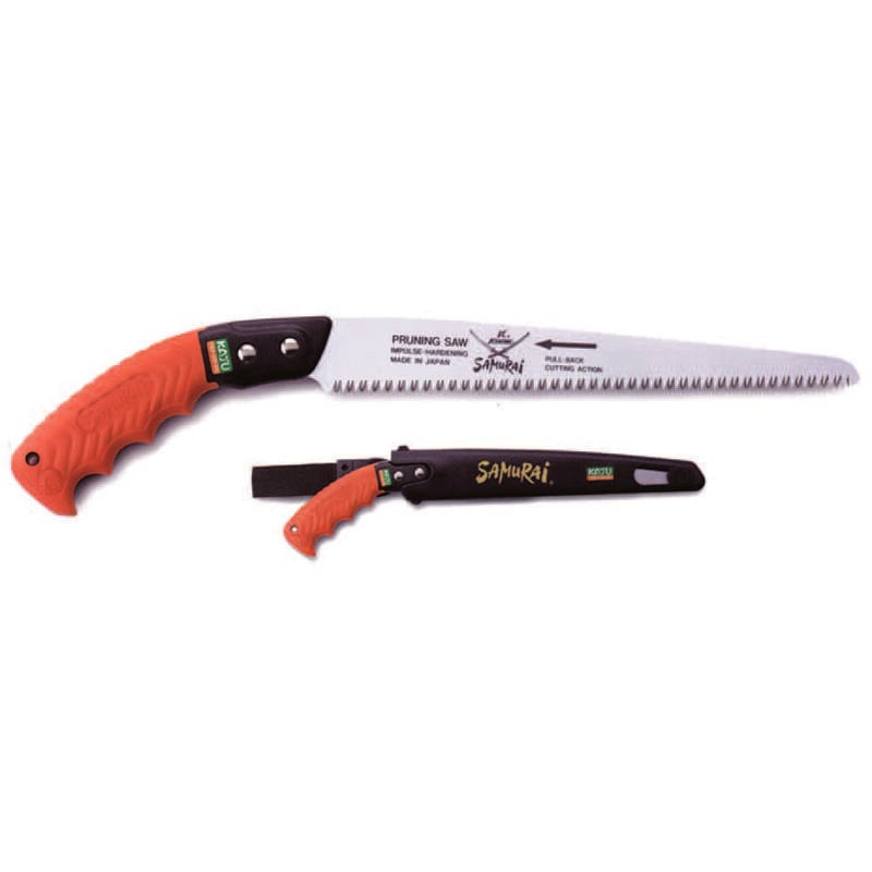 foto del prodotto samurai segaccio per potare di precisione con fodero lama dritta mm.150 gsf 150 sh manico arancio