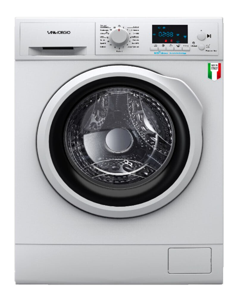 foto del prodotto san giorgio lavatrice slim 7 kg classe a profondit 45 cm centrifuga 1400 giri inverter vapore fs714ca9