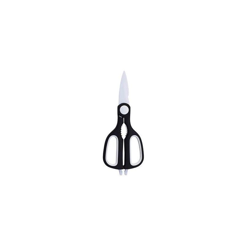 foto del prodotto san ignacio forbici cuoco bianco e nero 21,3 cm in acciaio inossidabile sg 7285