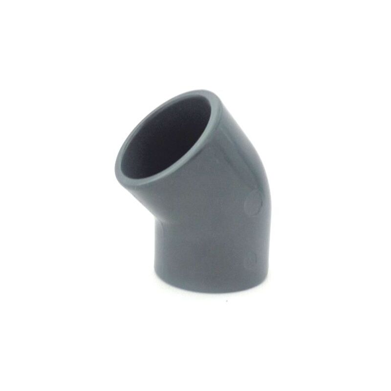 foto del prodotto san marco gomito pvc ad incollaggio a 45 vari diametri, 5 pz 50 mm