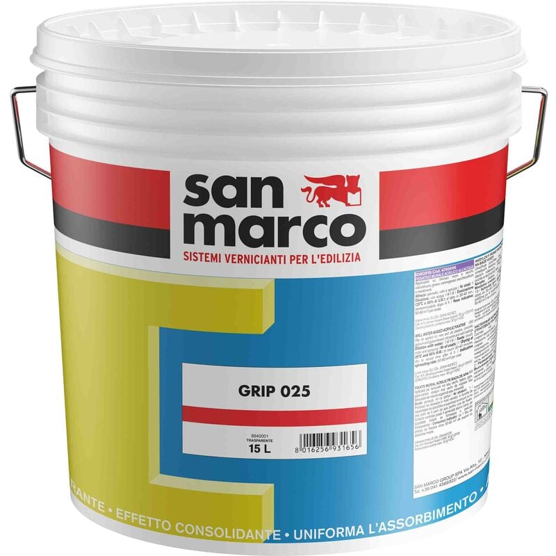foto del prodotto san marco grip 025 fondo riempitivo uniformante lt 5