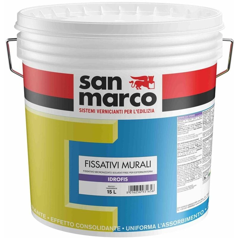foto del prodotto san marco - idrofis speciale fissativo acrilico lt 5