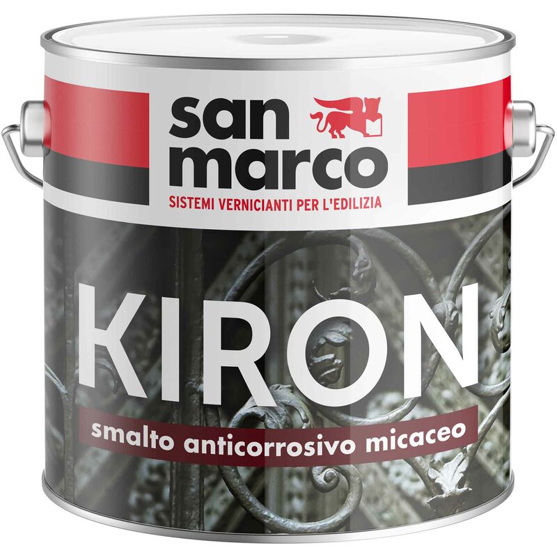 foto del prodotto san marco kiron 70 smalto micaceo grana fine grigio chiaro lt 2,50