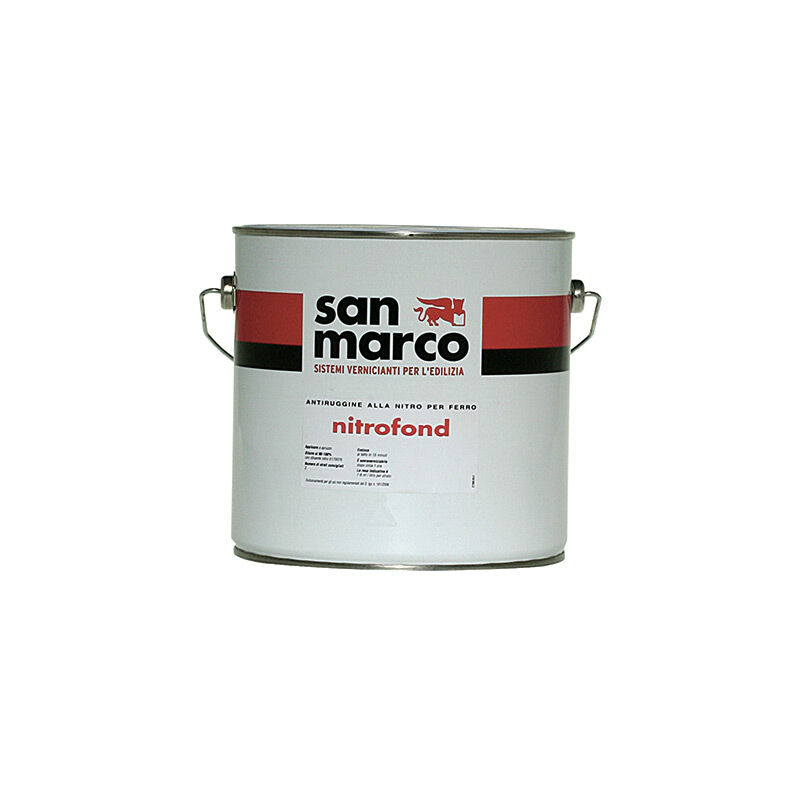 foto del prodotto san marco nitrofond antiruggine nitro per ferro grigio lt 0,75 rapida essiccazione