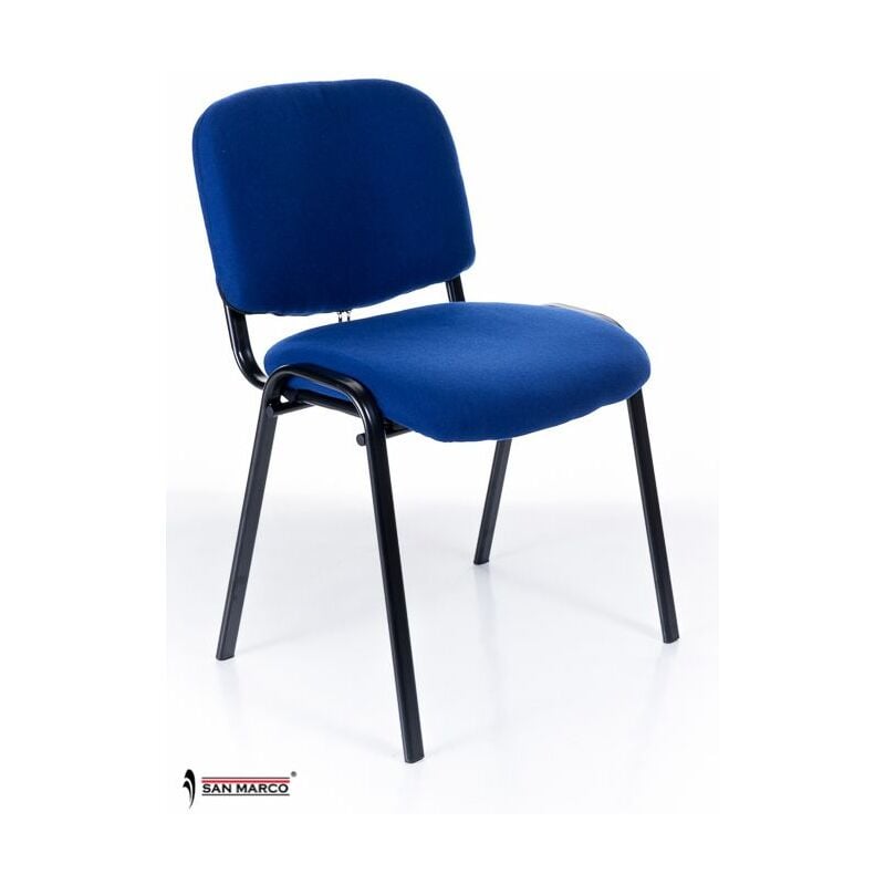 foto del prodotto san marco - sedie blu per sala da attesa o convegni i più acquisti più risparmi 1 poltrona
