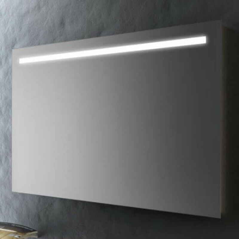 foto del prodotto san marco - specchio filo lucido 90x60 cm illuminato a led specchio ed antifog
