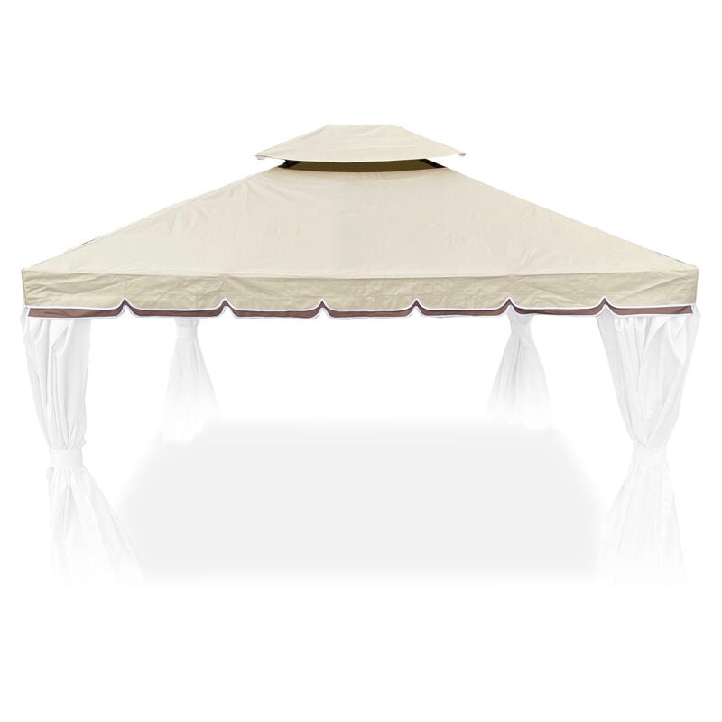 foto del prodotto san marco telo copertura gazebo ricambio 3x3 mt da 380 gr mq