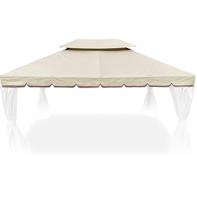 foto del prodotto san marco telo copertura gazebo ricambio 3x4 da 380 gr mq