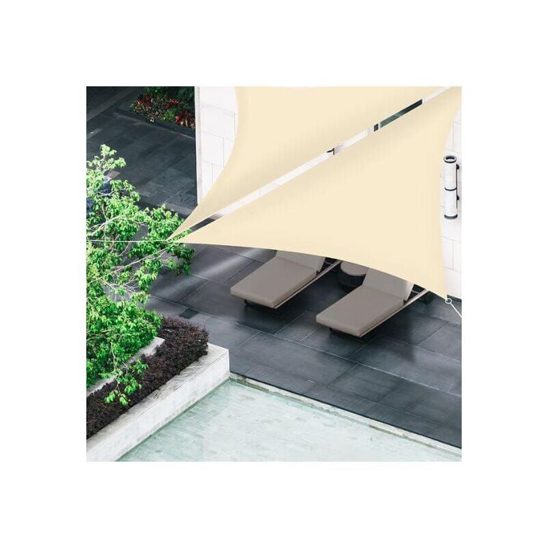 foto del prodotto san marco vela ombreggiante triangolare 2x2x2 mt per giardino vela ombreggiante