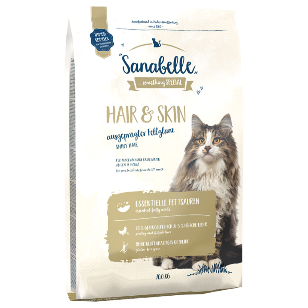 foto del prodotto sanabelle hair skin crocchette per gatti 10 kg