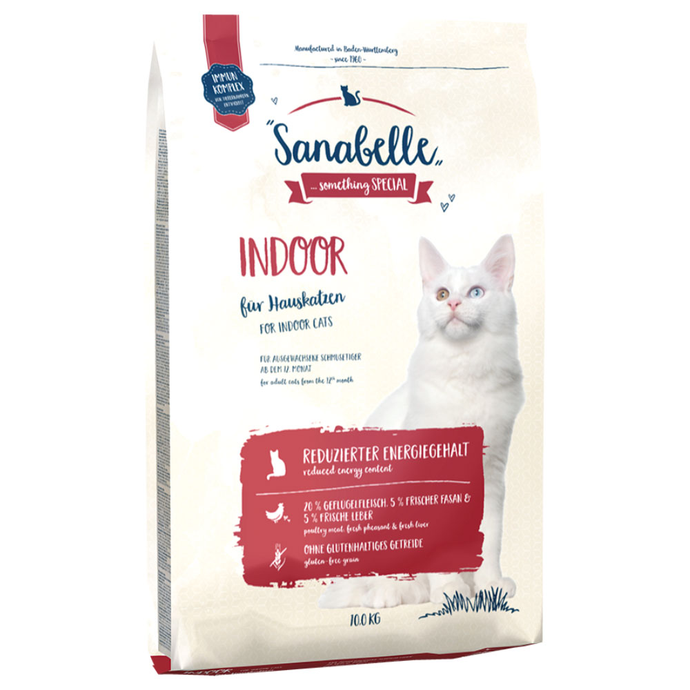 foto del prodotto sanabelle indoor crocchette per gatti 10 kg
