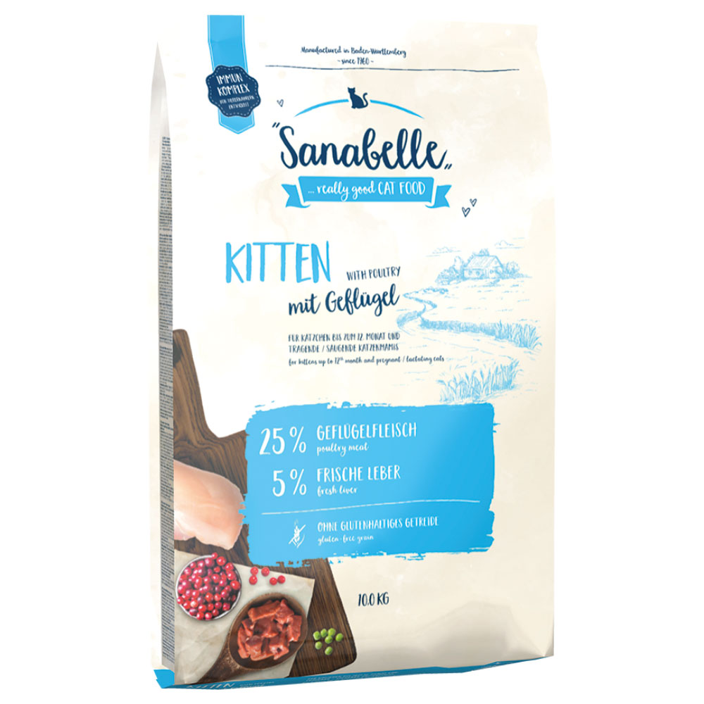 foto del prodotto sanabelle kitten crocchette per gatti 10 kg