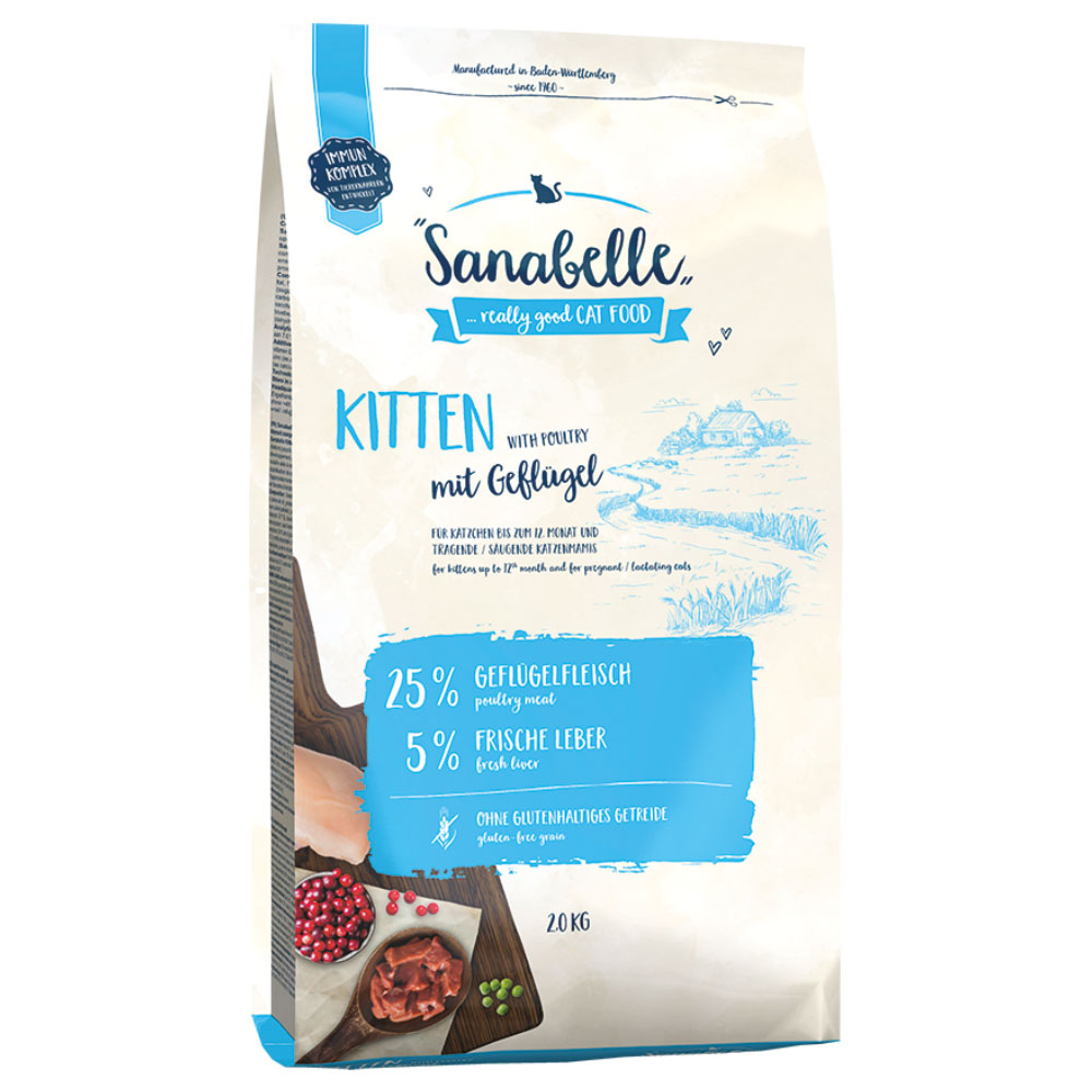 foto del prodotto sanabelle kitten crocchette per gatti 2 kg